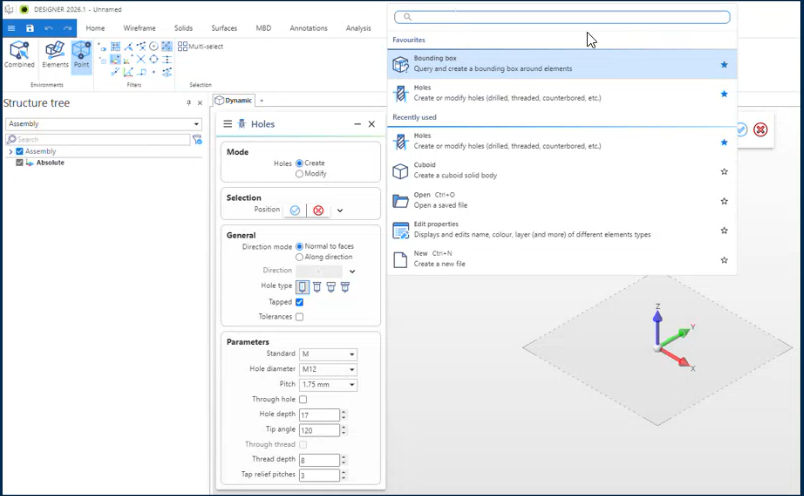 Designer New Search Component
