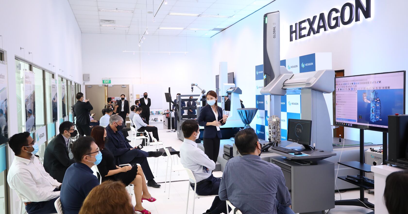 Image of people at a Hexagon event 