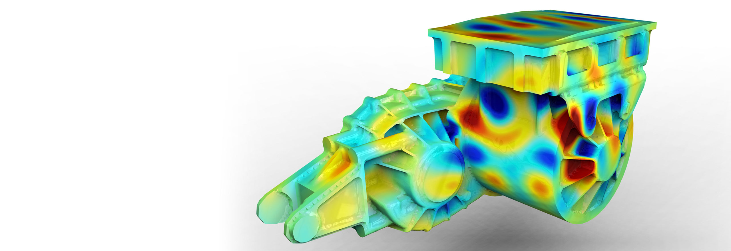 Surface simulation of an automotive part