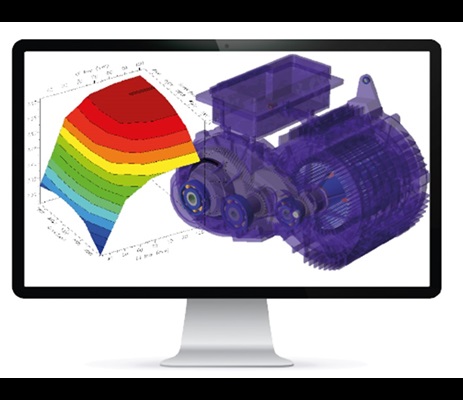 ROMAX Energyシミュレーションソフトウェアをデスクトップモニターに表示