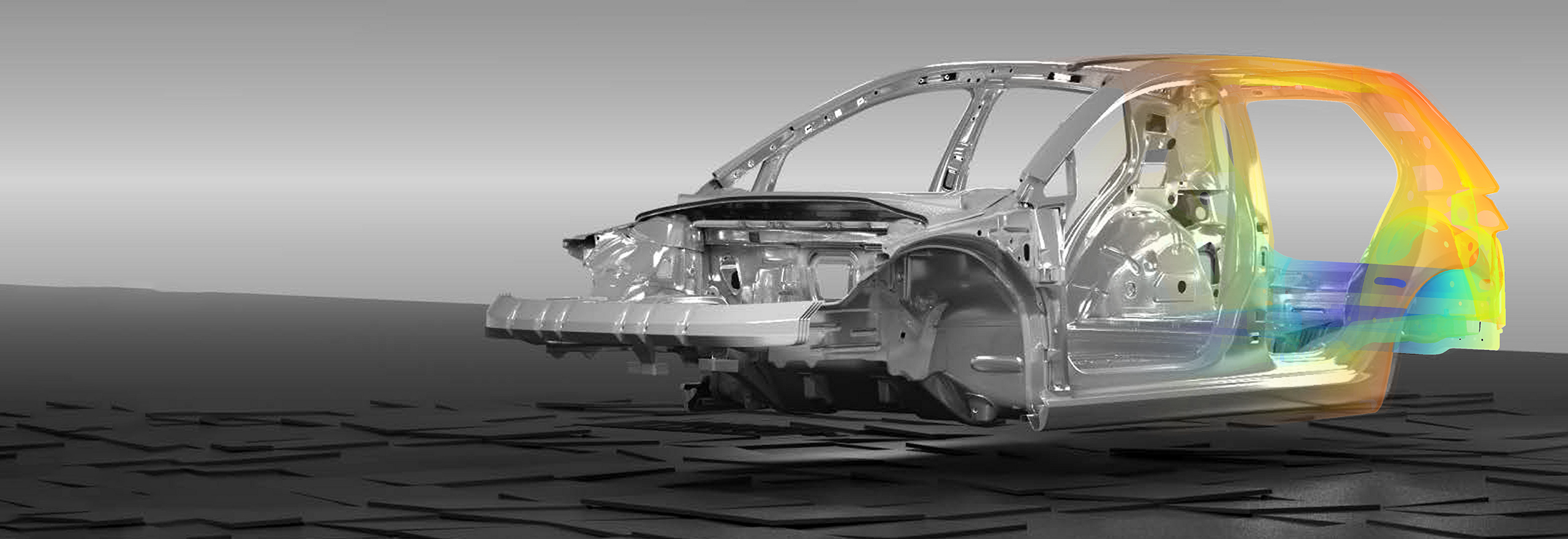 escaneamento da carroceria de carros com o uso do software Romax