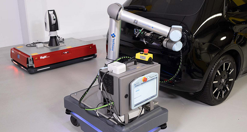Volledig autonome lasertrackerinspectie met de WRTL