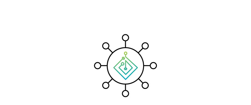 Hexagon-Website-city-Icons-Technology Showcase