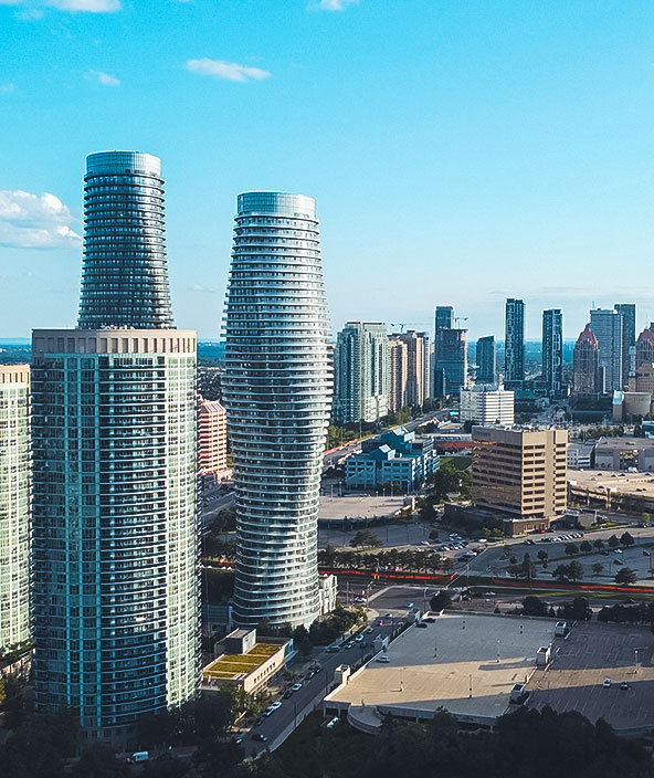 Mississauga Canada downtown buildings