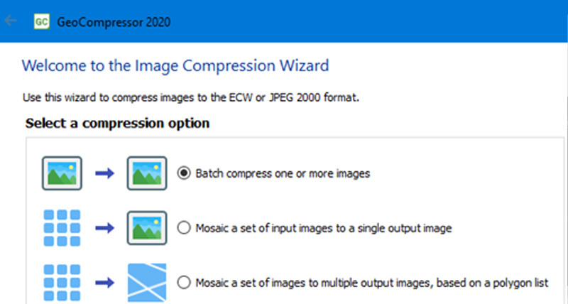 image compression wizard screenshot