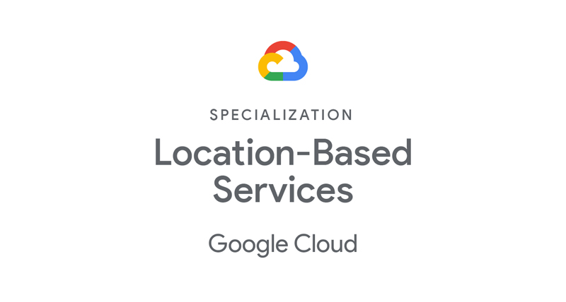 Google Cloud Location Based Services logo tagline
