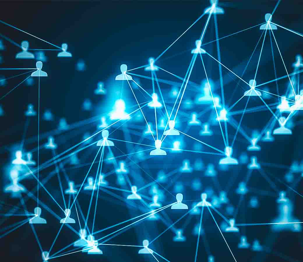 stylised depiction of digital data