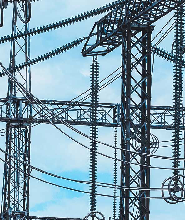 High voltage tower