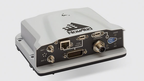 Image displaying GNSS receivers integrated with an Inertial Navigation System for advanced, precise location tracking.