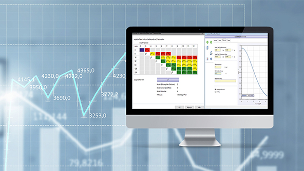 Q-DAS software shown on monitor