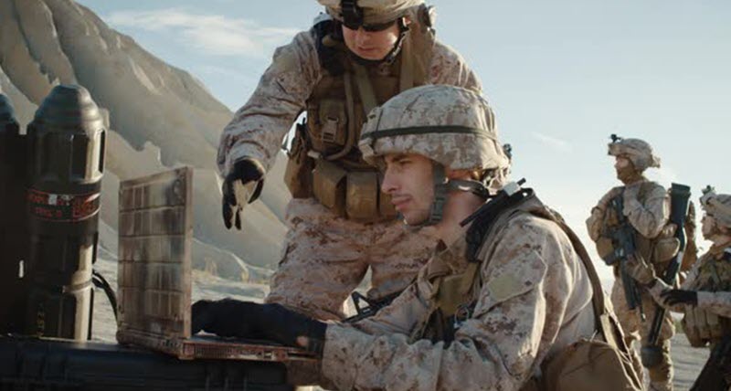 soldiers surveillance desert