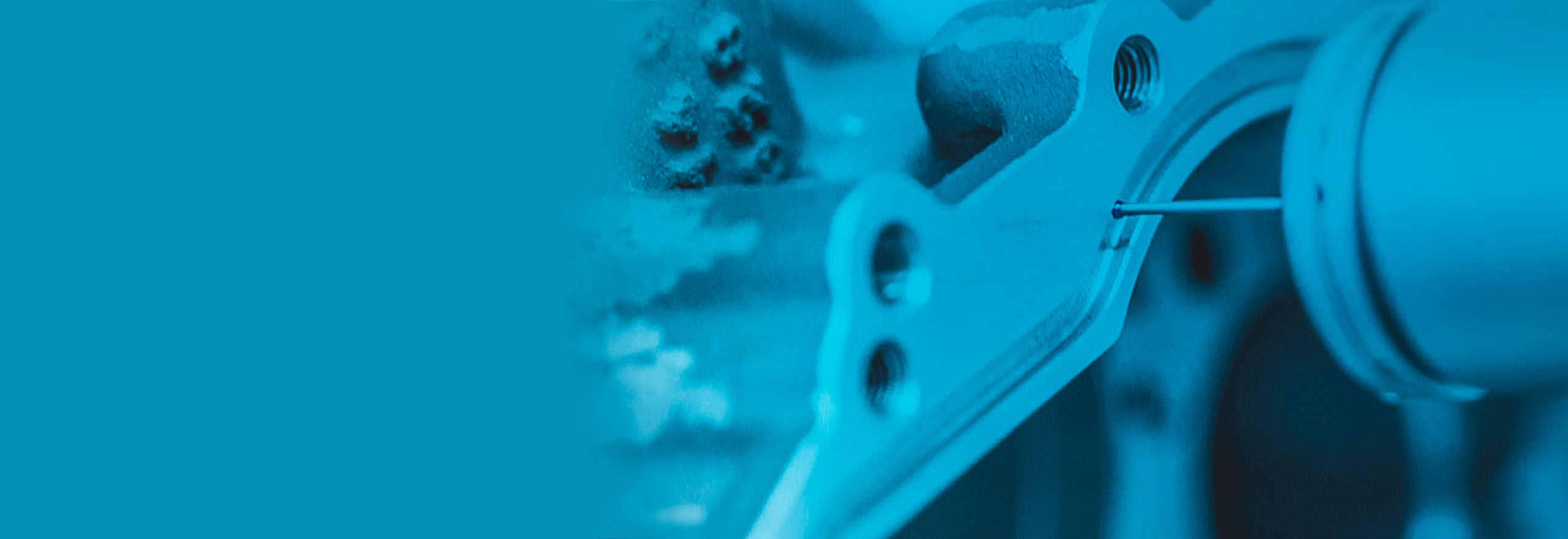 Close up of manufacturing parts