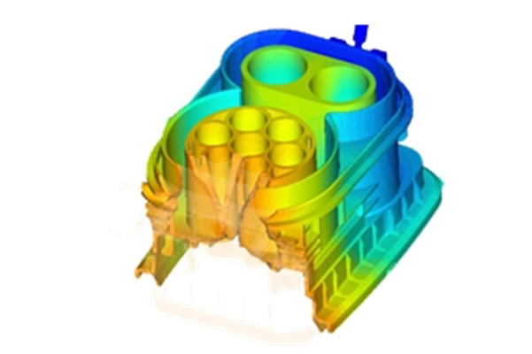 Simulation serves a quality-measurement workflow early on by predicting material behavior and testing design parameters. 