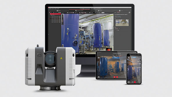 Leica RTC360 3D reality capture solution for data capture, visualisation and processing