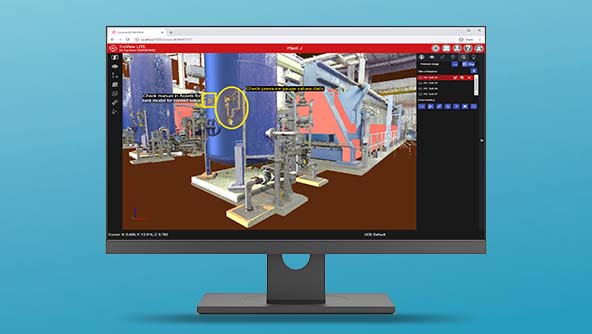 Leica TruView allows sharing and viewing of point cloud data freely via the web or desktop application